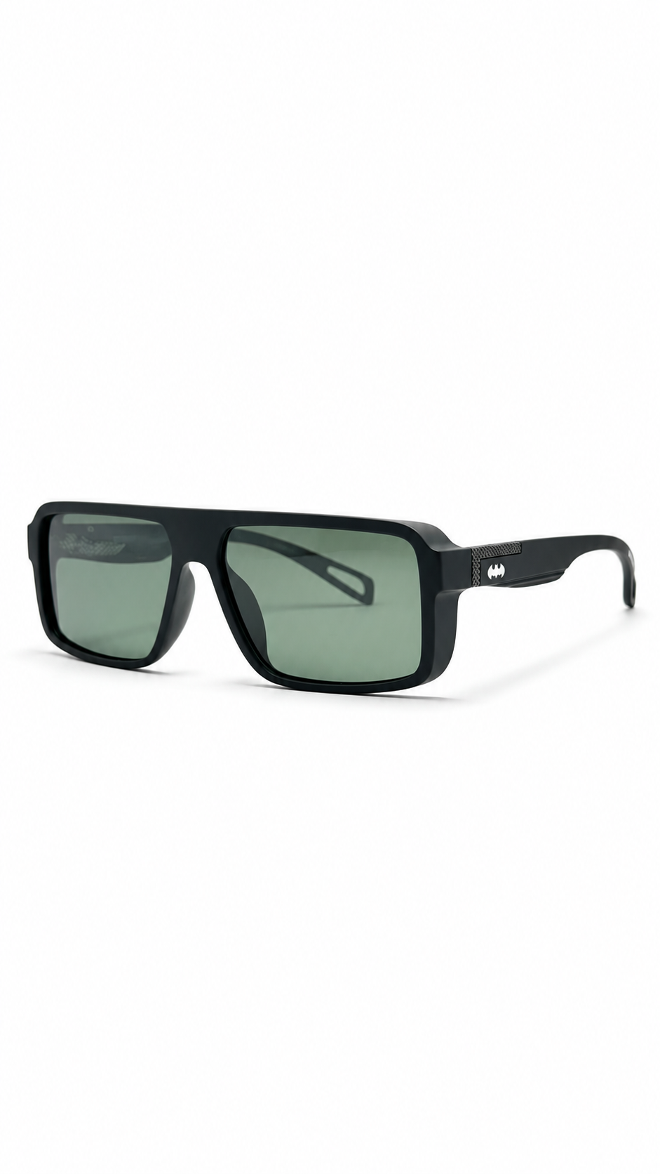 Premium Square Sunglasses – Matte Black Frame