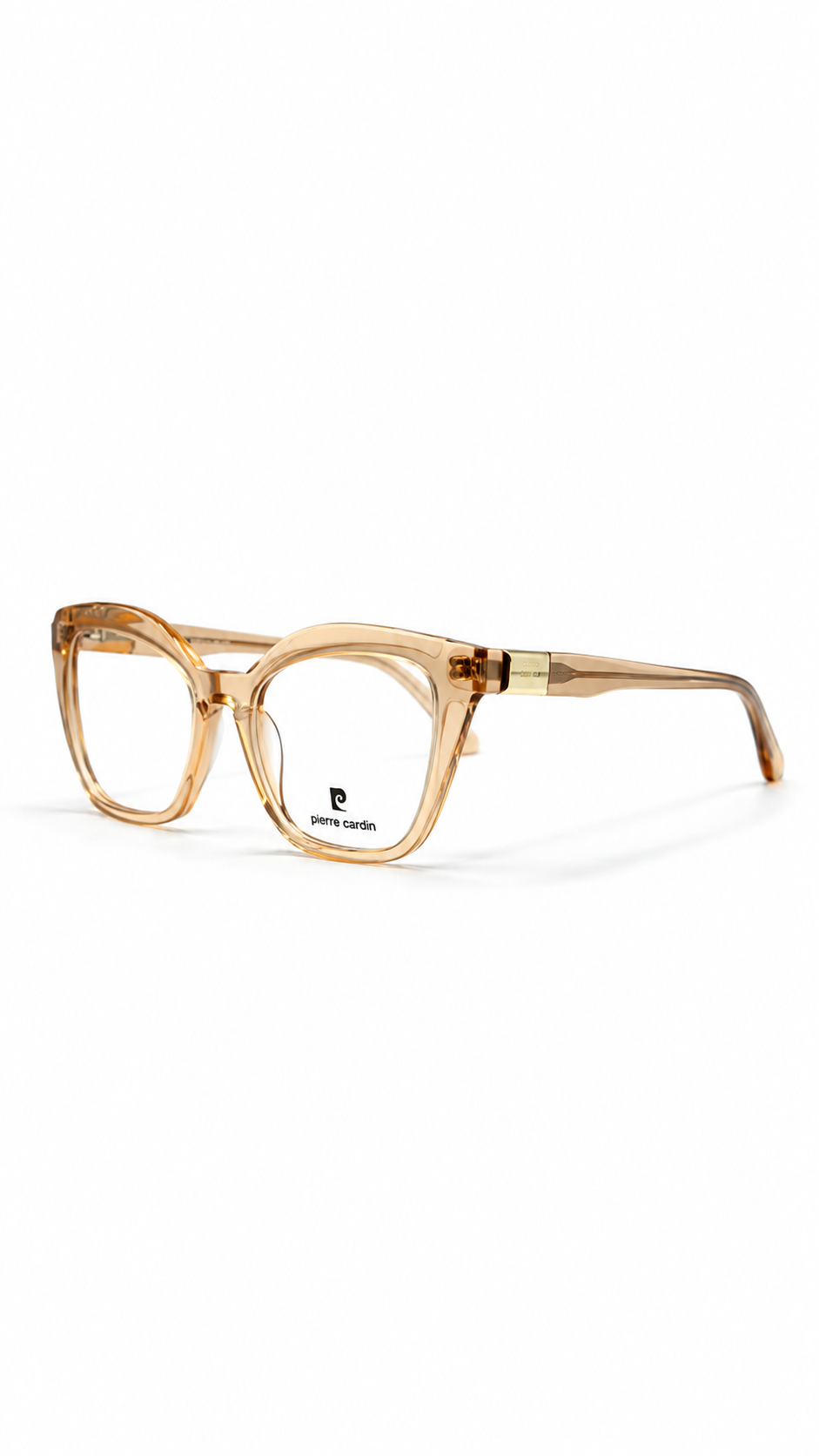 Pierre Cardin Transparent Cat Eye Eyeglasses Frame for Women