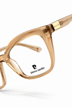 Pierre Cardin Transparent Cat Eye Eyeglasses Frame for Women