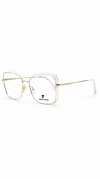 Pierre Cardin Gold Square Optical Glasses Frame – Premium Metal