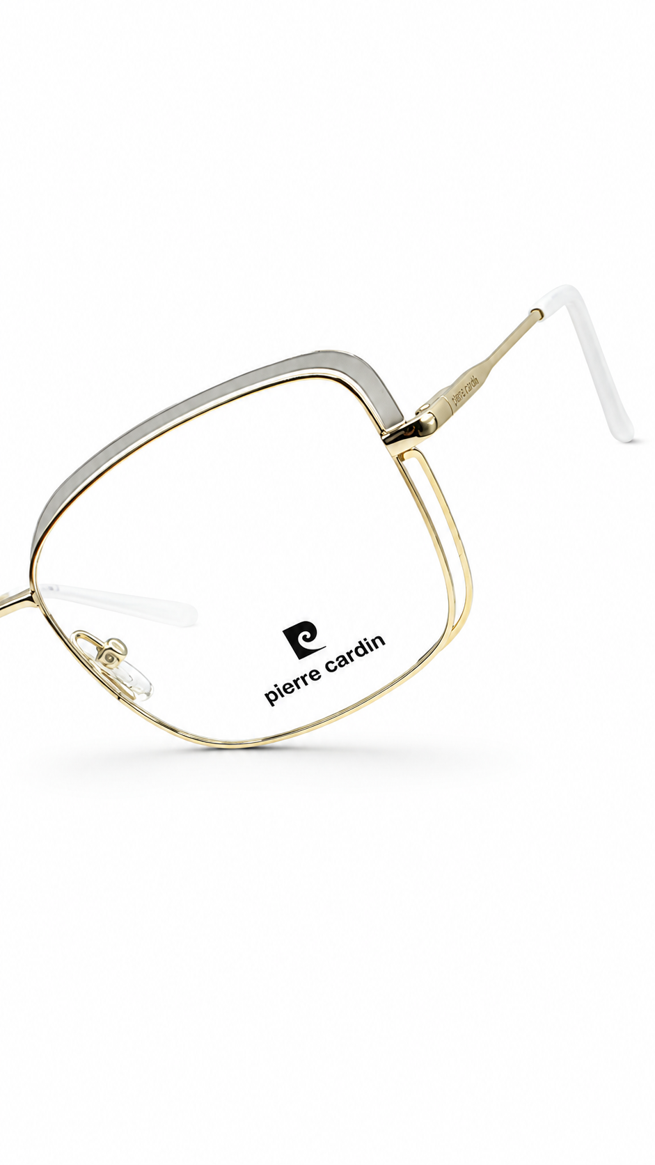 Pierre Cardin Gold Square Optical Glasses Frame – Premium Metal