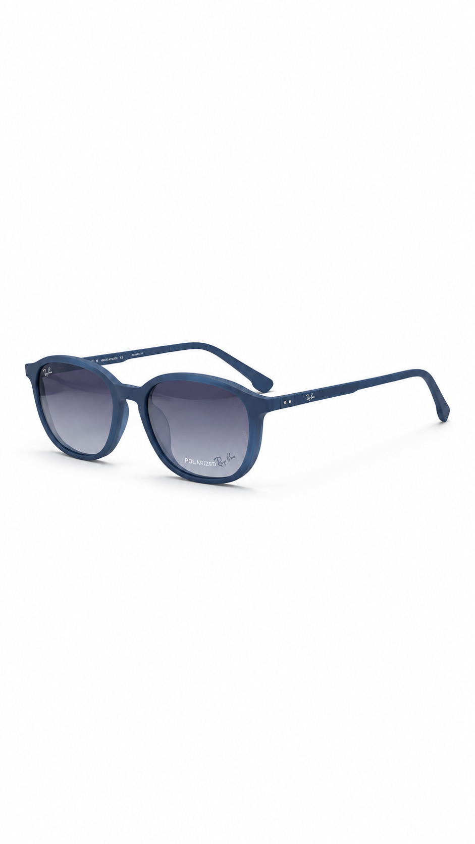 Ray-Ban Polarized Attachment Matte Black Square Sunglasses