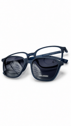 Ray-Ban Polarized Attachment Matte Black Square Sunglasses