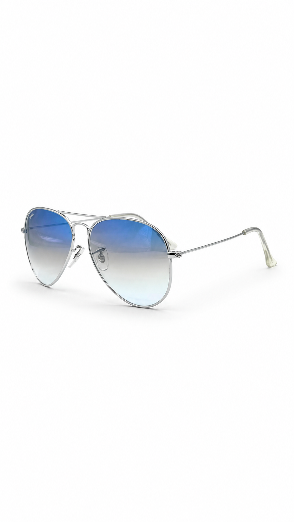 Ray-Ban Classic Aviator Sunglasses with Blue Gradient Lenses