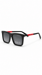 Prada Classic Black Rectangular Sunglasses