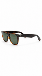 Ray-Ban Wayfarer Sunglasses – Polarized Havana Frame with Green Lenses