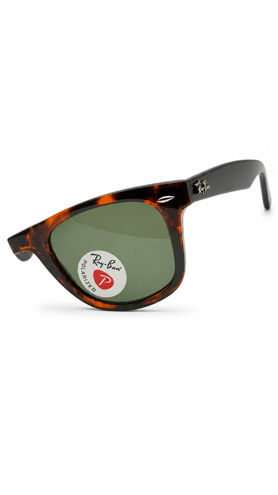 Ray-Ban Classic Polarized Wayfarer Sunglasses – Tortoise Havana