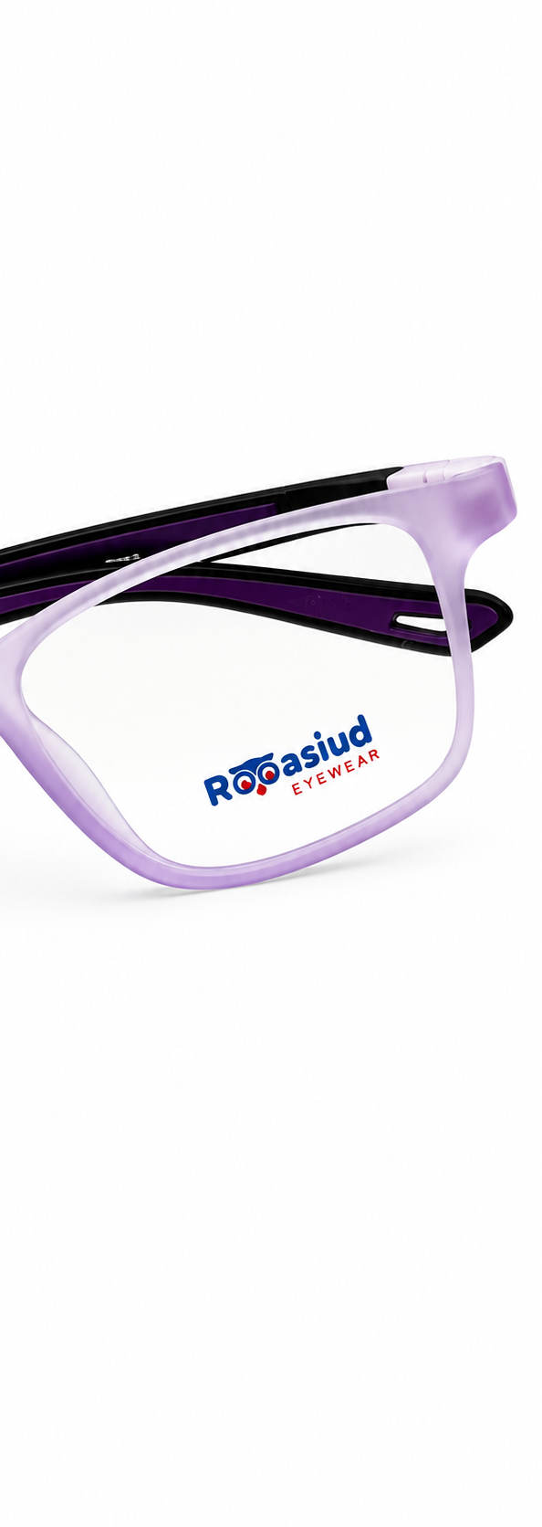 Roosiud Eyewear 86150 Purple Crystal Square Optical Frame