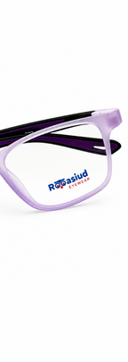 Roosiud Eyewear 86150 Purple Crystal Square Optical Frame