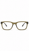 Ray-Ban RB7228 8198 Translucent Olive Green Rectangular Eyeglasses 55-21-145