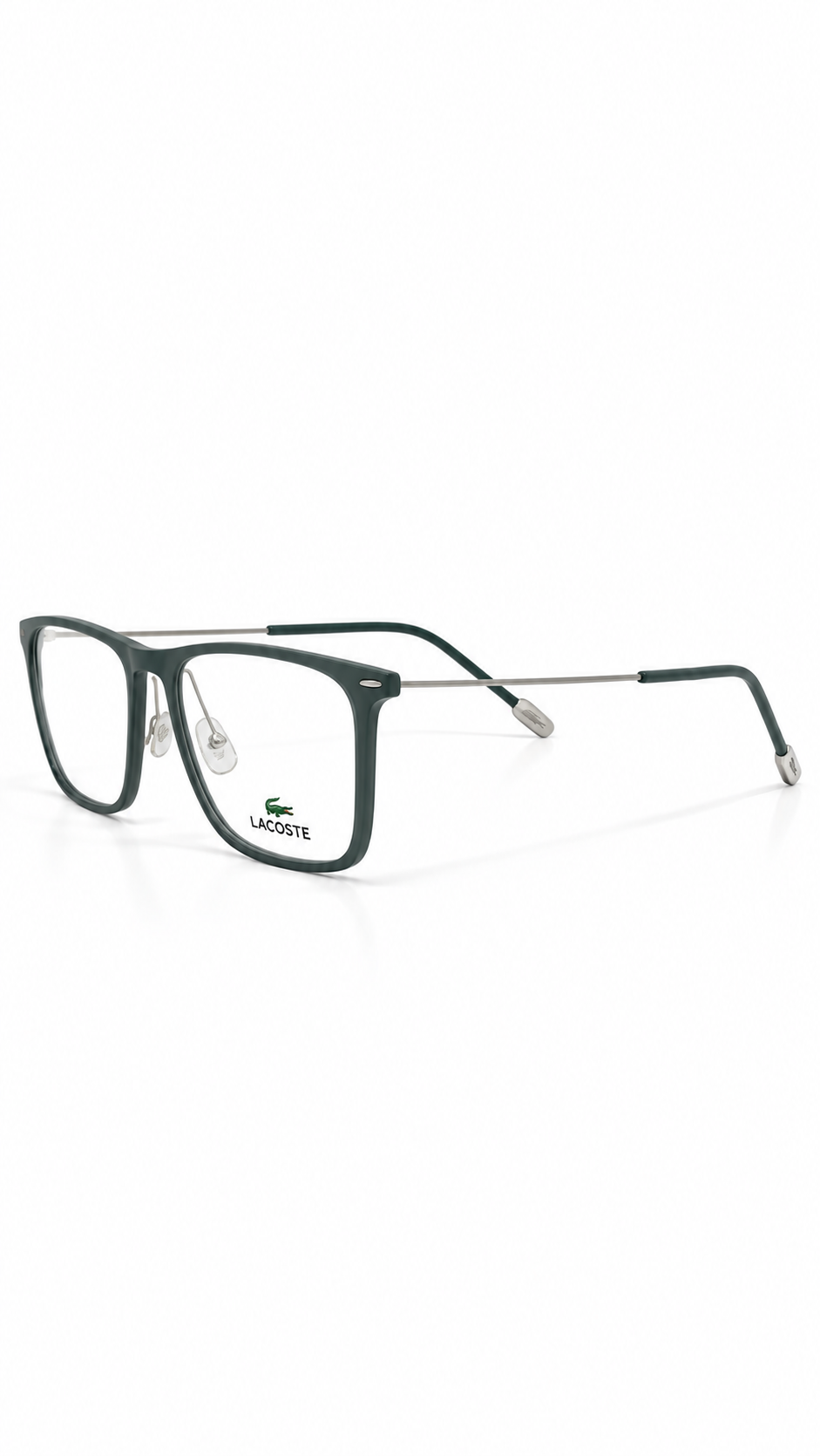 Lacoste L2829 035 Matte Dark Green Rectangular Eyeglasses 54-17-145