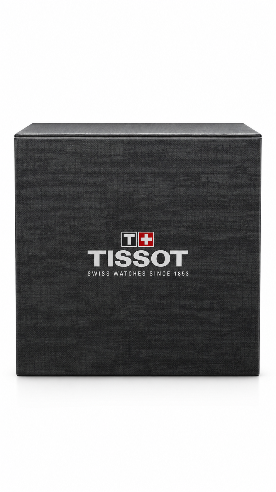 Tissot Tradition 42mm Rose Gold Case Watch – Silver Textured Dial & Brown Leather Strap