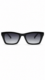 Fossil FOS 3107/G/S 8079O 51mm Rectangular Black Acetate Sunglasses Grey Gradient Lenses