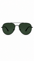 Polo Ralph Lauren PH 3139 9157/71 57mm Matte Gunmetal Pilot Aviator Sunglasses Green Lenses