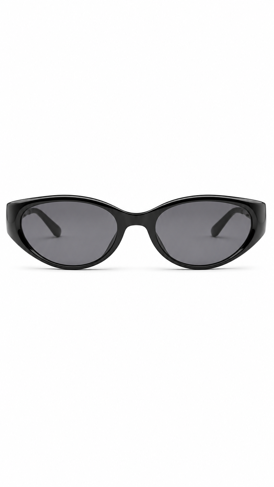 Calvin Klein CKJ24638SLB 001 54mm Shiny Black Oval Sunglasses Grey Lenses Gold cK Logo