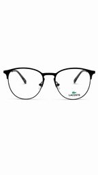 Lacoste L2251 001 Matte Black Metal Round Eyeglasses 52mm