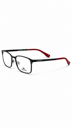 Lacoste L2240 035 Matte Grey Metal Rectangular Eyeglasses 52mm