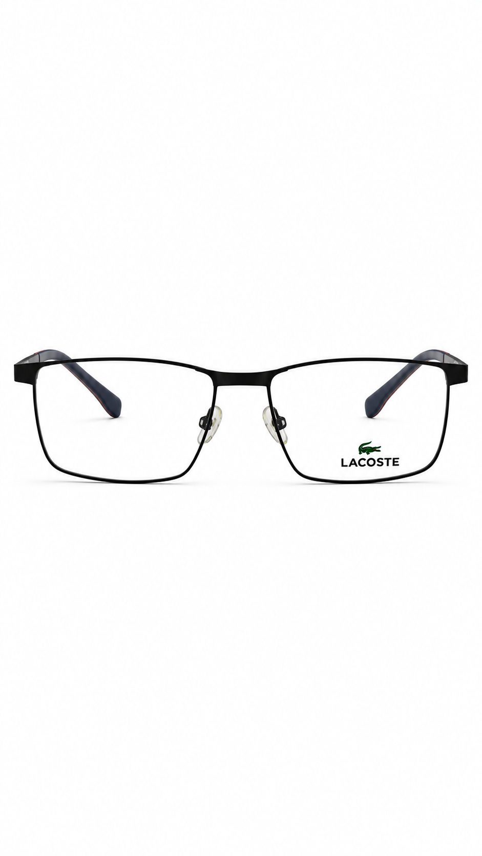Lacoste L2243 318 Matte Green Metal Rectangular Eyeglasses 54mm