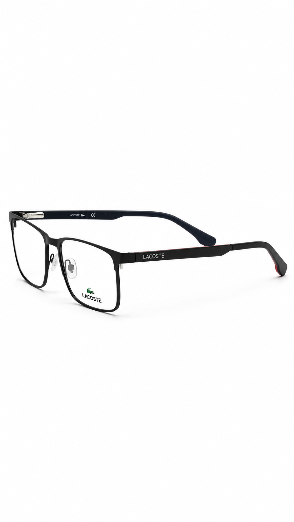 Lacoste L2243 318 Matte Green Metal Rectangular Eyeglasses 54mm