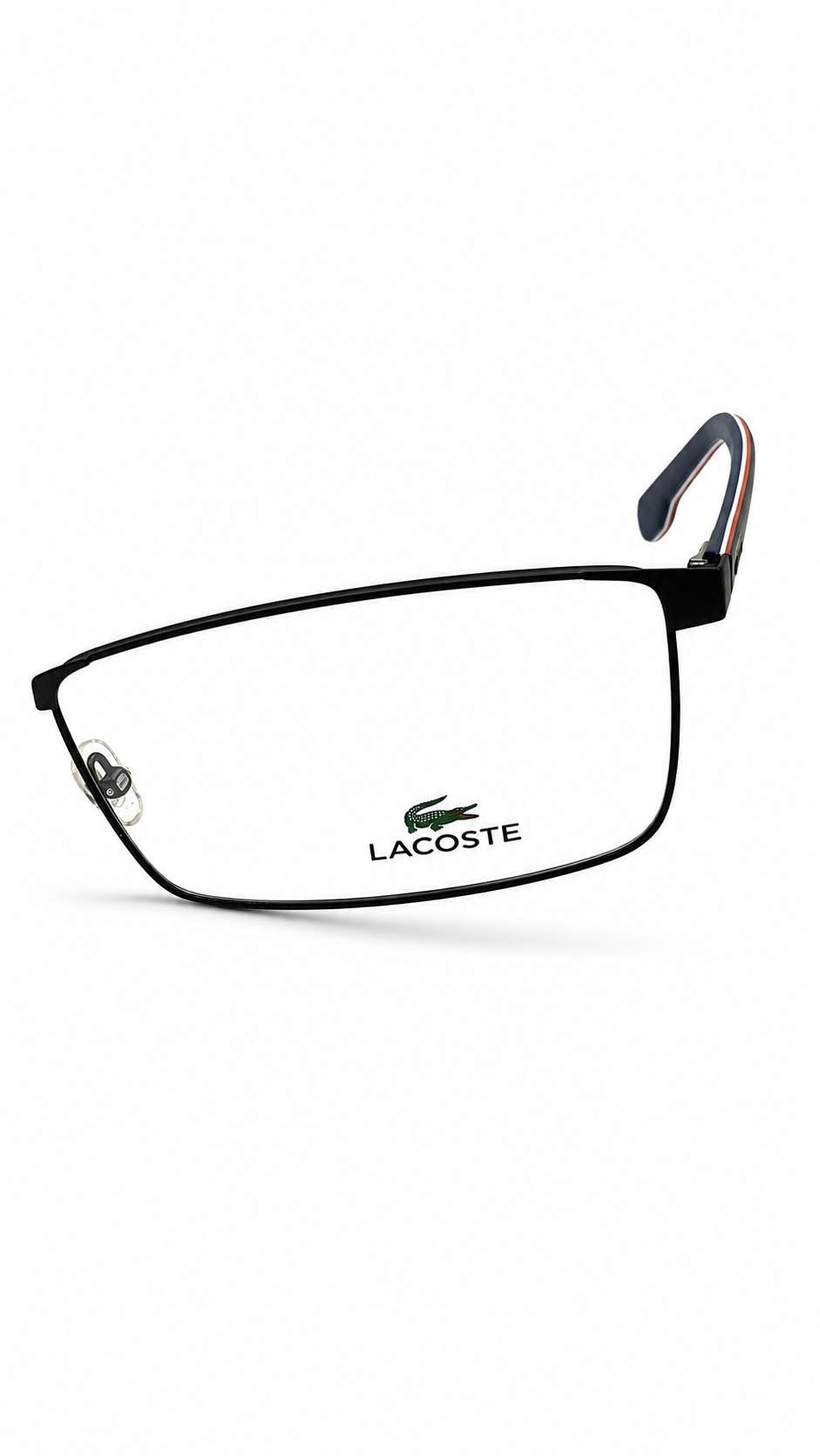 Lacoste L2243 318 Matte Green Metal Rectangular Eyeglasses 54mm