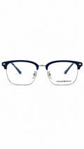 Emporio Armani EA3138 5088 Matte Navy Blue Clubmaster Eyeglasses 55mm