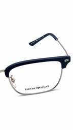 Emporio Armani EA3138 5088 Matte Navy Blue Clubmaster Eyeglasses 55mm