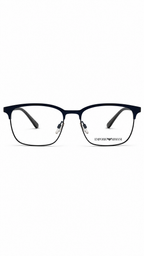 Emporio Armani EA1114 3018 Matte Blue Metal Rectangular Eyeglasses 54mm