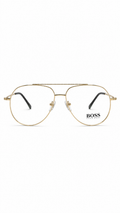 Hugo Boss IP707 C2 Gold Metal Aviator Pilot Eyeglasses 57mm