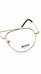 Hugo Boss IP707 C2 Gold Metal Aviator Pilot Eyeglasses 57mm