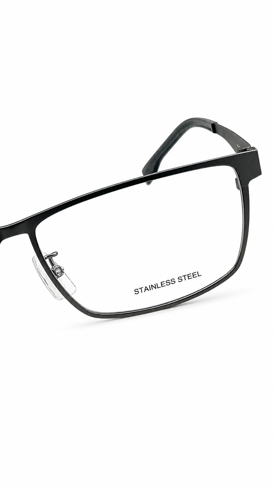 Hugo Boss BOSS 1342/F R81 Matte Gunmetal Stainless Steel Eyeglasses 56mm
