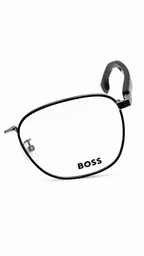 Hugo Boss BOSS 1409/F 85K Dark Ruthenium Metal Square Eyeglasses 55mm