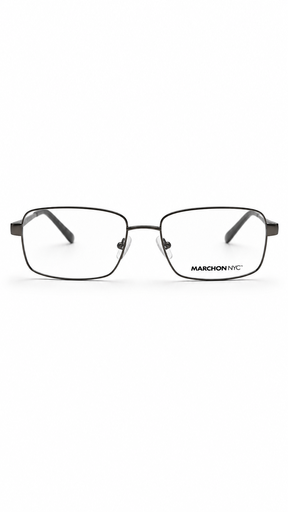 Marchon NYC M-2006 033 Dark Gunmetal Metal Eyeglasses 54mm