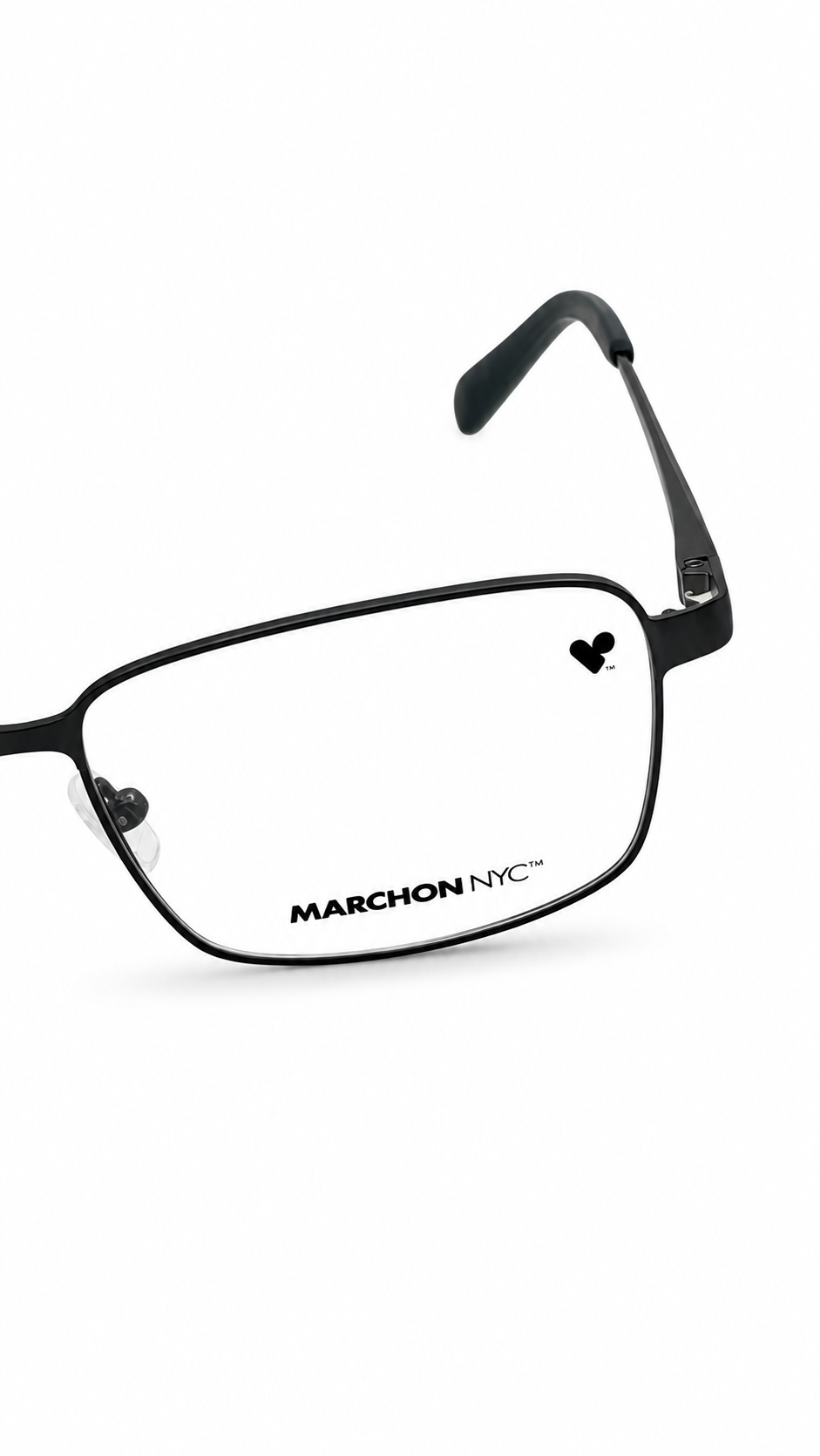 Marchon NYC M-2006 033 Dark Gunmetal Metal Eyeglasses 54mm