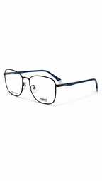 Polaroid PLD D390/G V81 Dark Ruthenium Blue Stainless Steel Square Eyeglasses Frame
