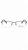 Polo Ralph Lauren PH1890 366 Bronze Semi-Rimless Rectangular Eyeglasses Frame