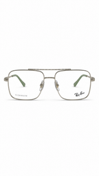 Ray-Ban RB3758V 2993 Light Gold Double Bridge Square Eyeglasses 54mm
