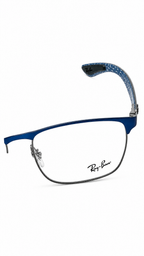 Ray-Ban RB8416 2914 Matte Blue Gunmetal Carbon Fibre Rectangular Eyeglasses 55mm