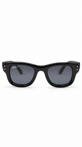 Ray-Ban RB4940 Black Acetate Square Sunglasses Dark Grey Polarized Lenses 45mm