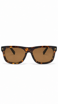 Prada PR B12S Rectangular Sunglasses – Tortoiseshell / Brown Lenses (55mm)