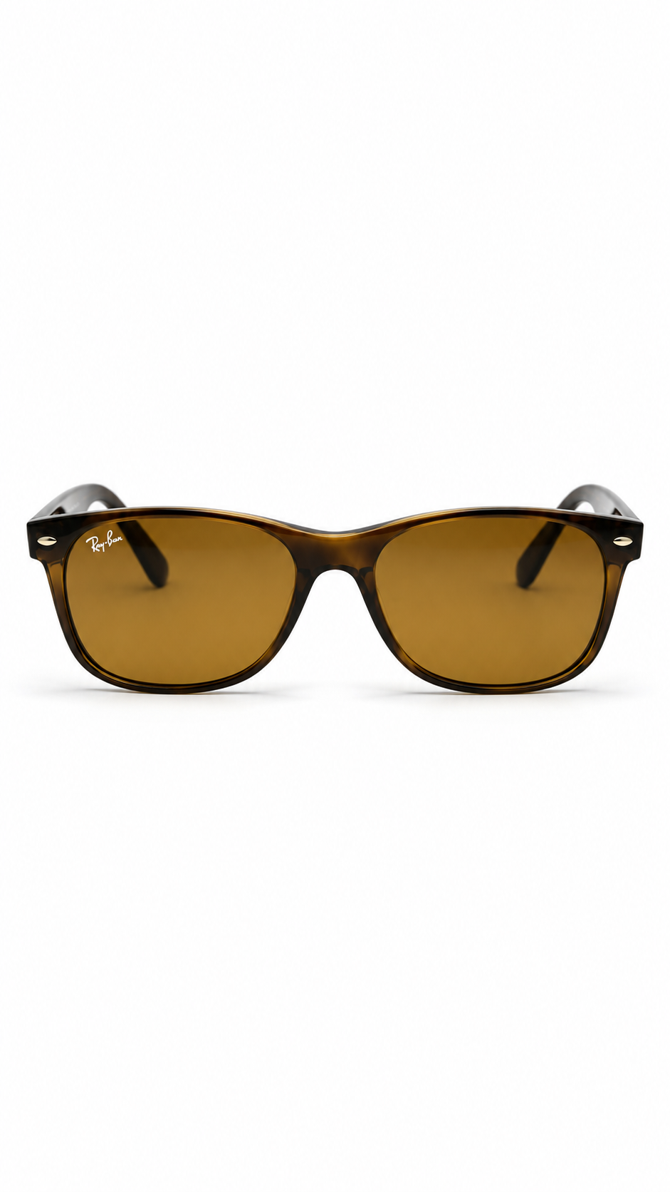 Ray-Ban RB 2132 New Wayfarer Light Havana Sunglasses – Brown Lenses (55mm)