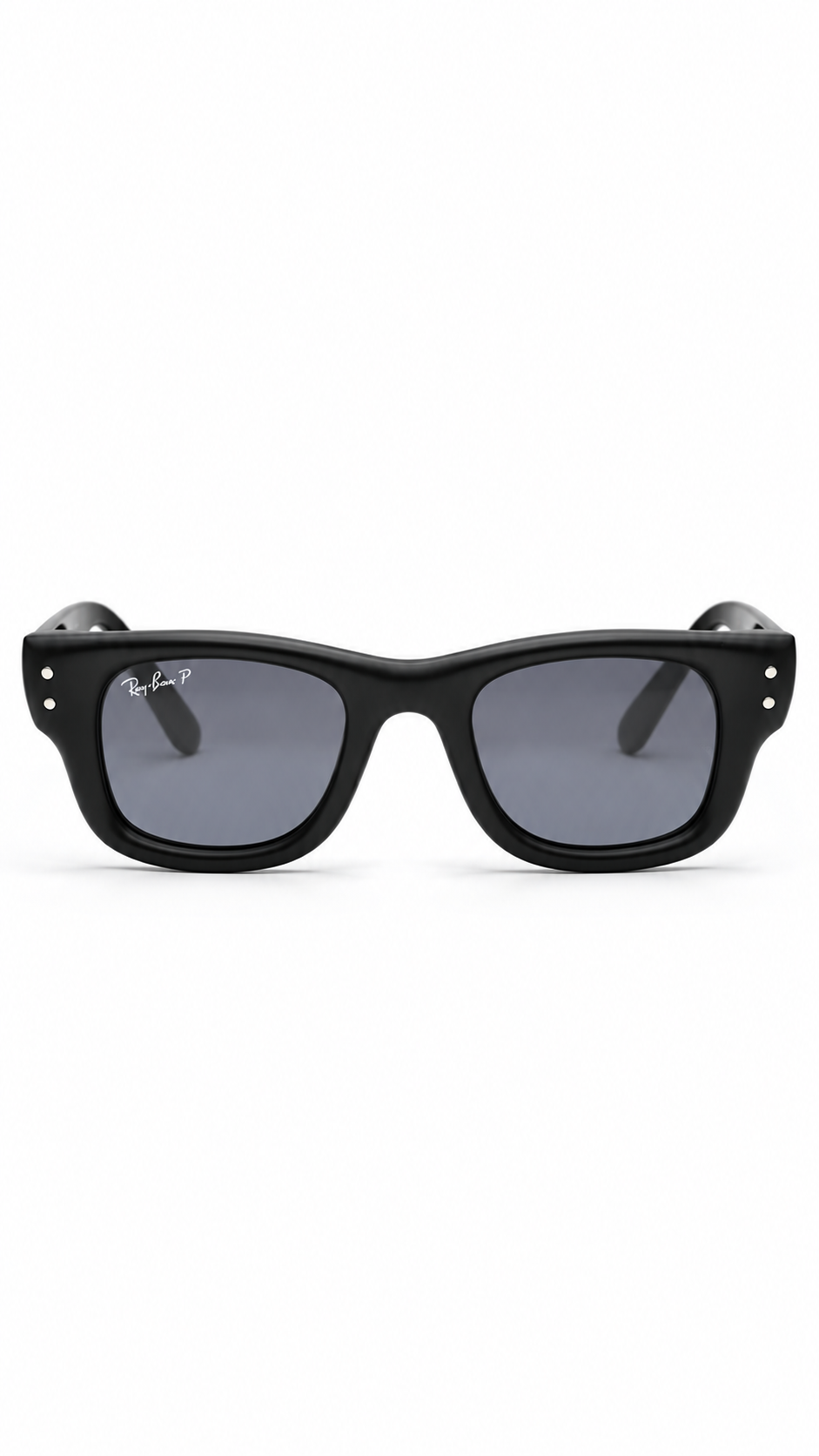 Ray-Ban RB 4940 Mega Wayfarer Matte Black Sunglasses – Dark Grey Polarized Lenses (45mm)