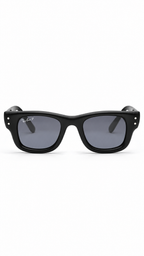 Ray-Ban RB 4940 Mega Wayfarer Matte Black Sunglasses – Dark Grey Polarized Lenses (45mm)