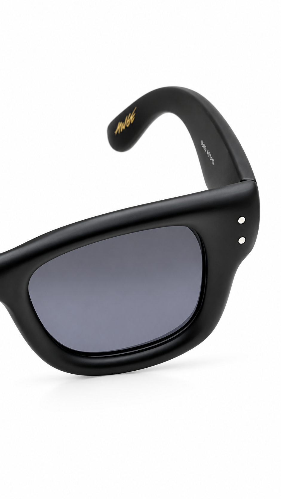 Ray-Ban RB 4940 Mega Wayfarer Matte Black Sunglasses – Dark Grey Polarized Lenses (45mm)