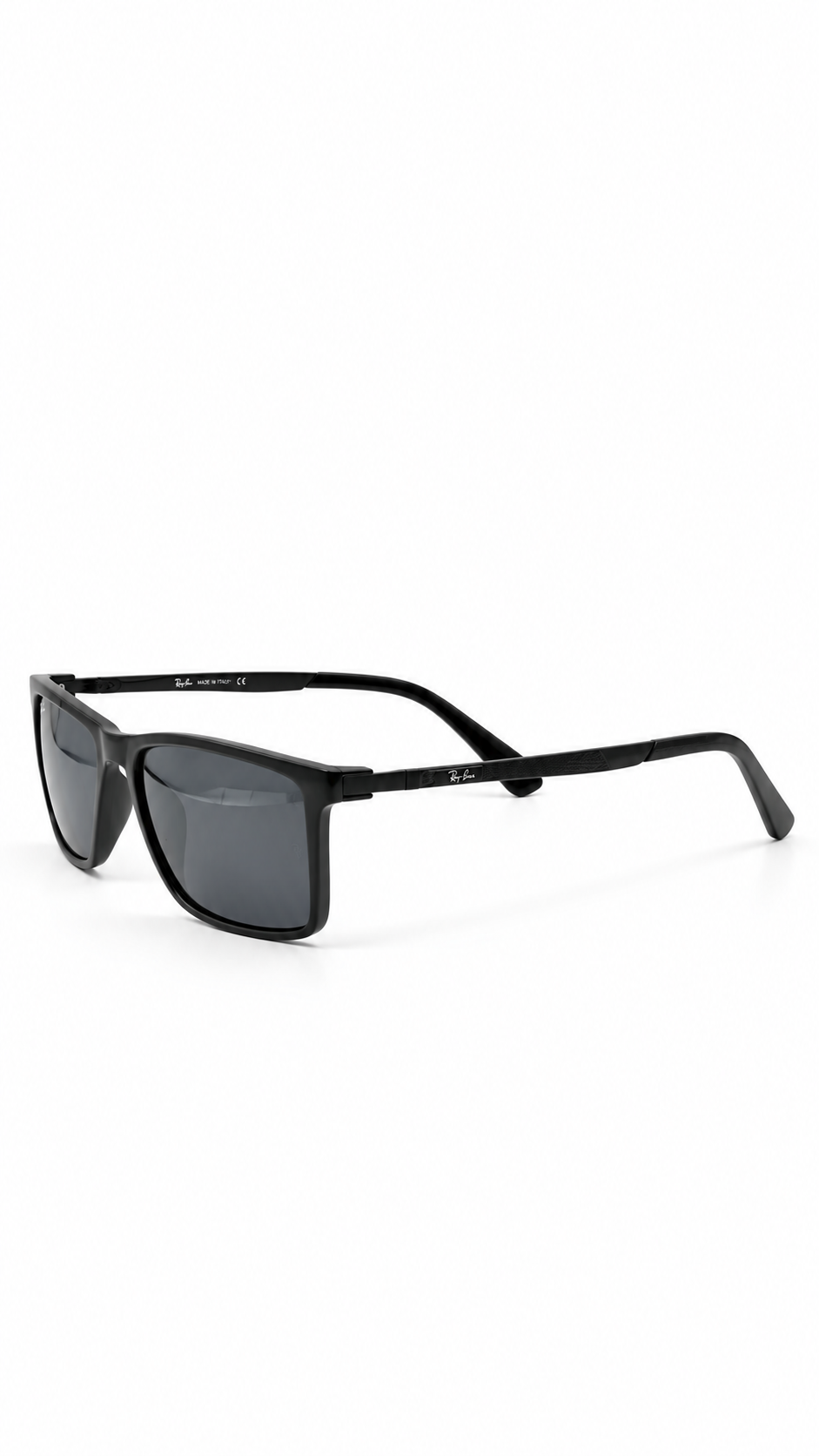 Ray-Ban RB 5170 Black Rectangular Sunglasses – Dark Grey Lenses (55mm)