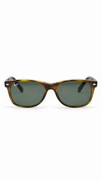 Ray-Ban RB 2132 New Wayfarer Dark Tortoise Sunglasses – G-15 Green Lenses (55mm)