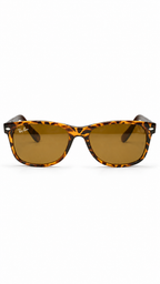 Ray-Ban RB 2132 New Wayfarer Light Havana Sunglasses – B-15 Brown Lenses (55mm)