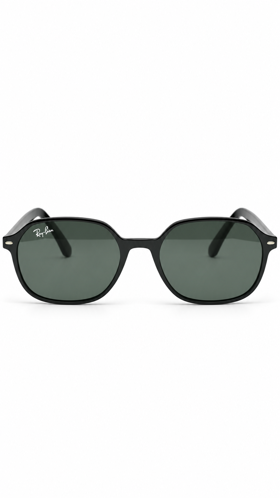 Ray-Ban RB 2198 Hexagonal Black Sunglasses – G-15 Green Lenses (51mm)