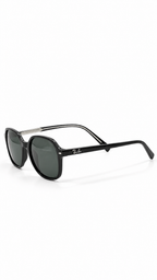 Ray-Ban RB 2198 Hexagonal Black Sunglasses – G-15 Green Lenses (51mm)