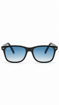 Ray-Ban RB 2132 New Wayfarer Black Sunglasses – Blue Gradient Lenses (55mm)
