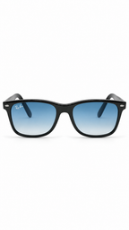 Ray-Ban RB 2132 New Wayfarer Black Sunglasses – Blue Gradient Lenses (55mm)